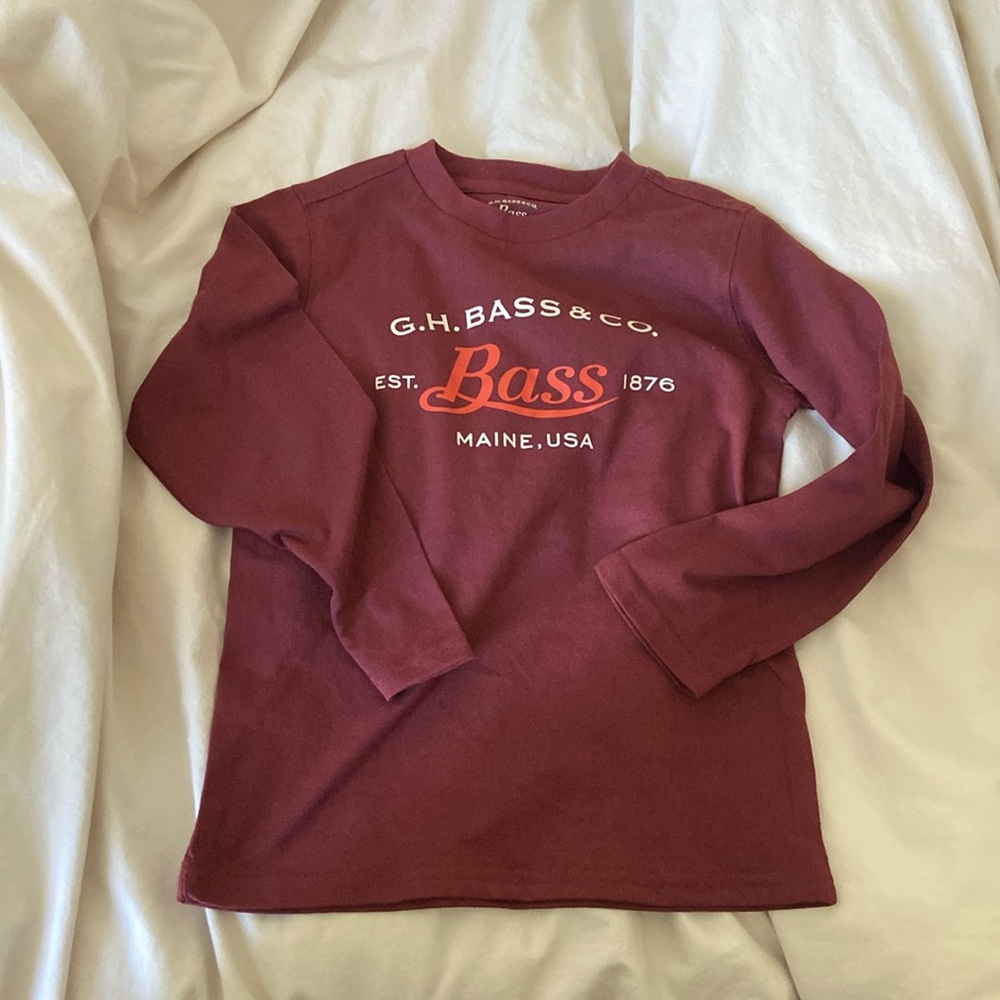 Maroon crewneck long sleeve